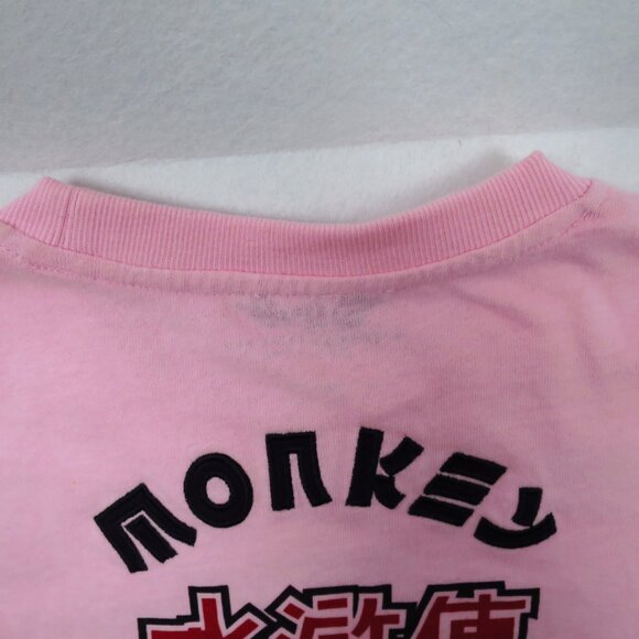 RARE Ringspun Allstars Monkey Magic Pink Graphic T-Shirt Illusion Layered Look - Picture 16 of 16